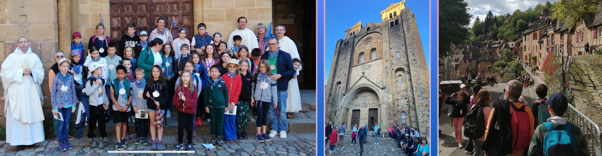 Pèlerinage des enfants du caté à Conques