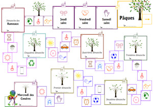  Un calendrier de carême à télécharger.